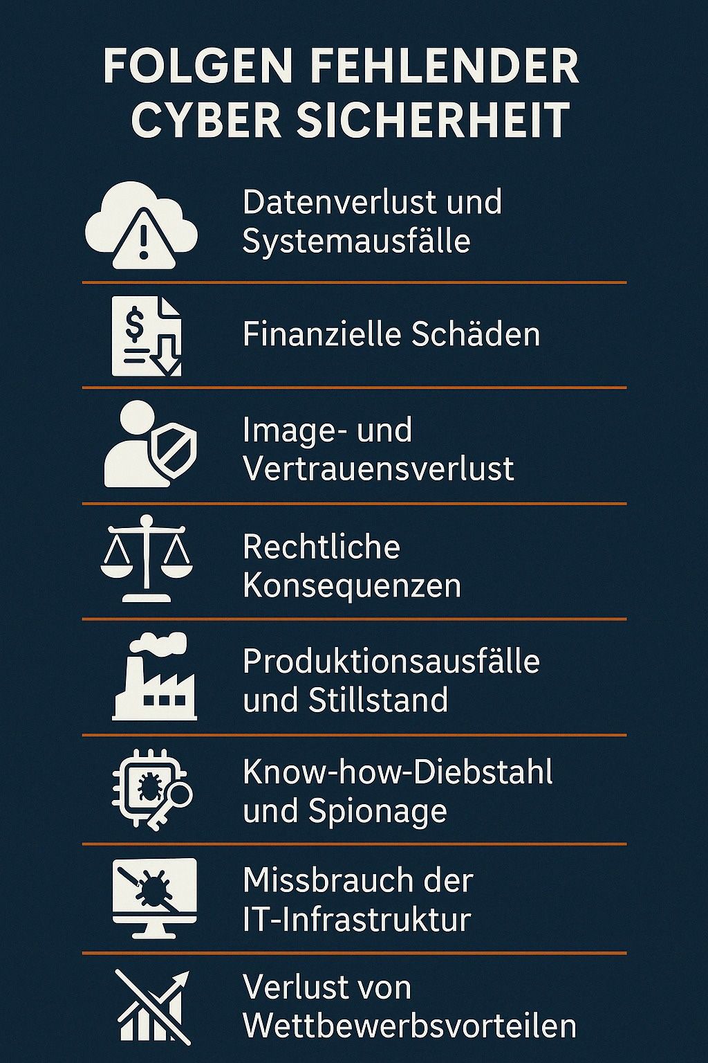 Folgen fehlender Cyber Sicherheit